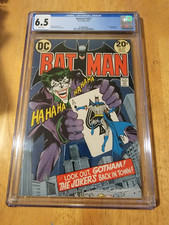 BATMAN #251 CGC 6.5 WHITE PAGES 1973 CLASSIC JOKER COVER NEAL ADAMS