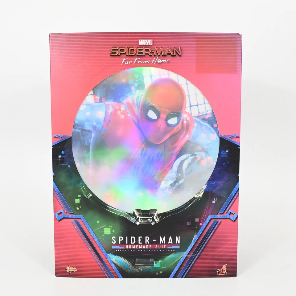 Hot Toys 1/6 MMS552 Modellino Spider-Man Homemade Suit Far From Home - Immagine 2 di 4