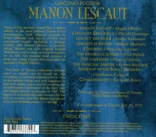 PUCCINI: MANON LESCAUT NEW CD