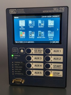 SEL-710 MOTOR PROTECTION RELAY - New Open Box