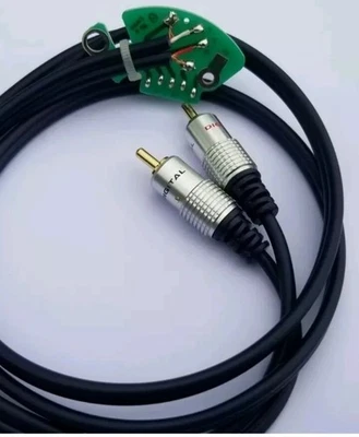 Technics 1210 1200 Mk2 RCA Phono Cable With PCB