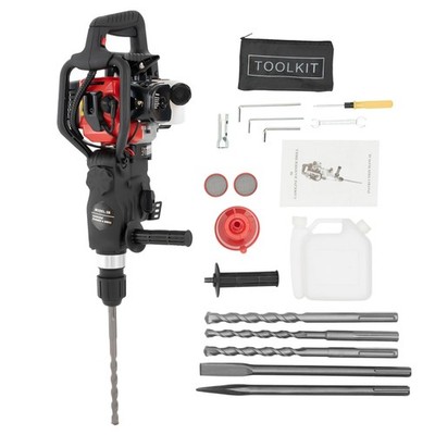Multifunction Gas Powered Petrol Jackhammer  Gasoline Hammer Drilling Machine
