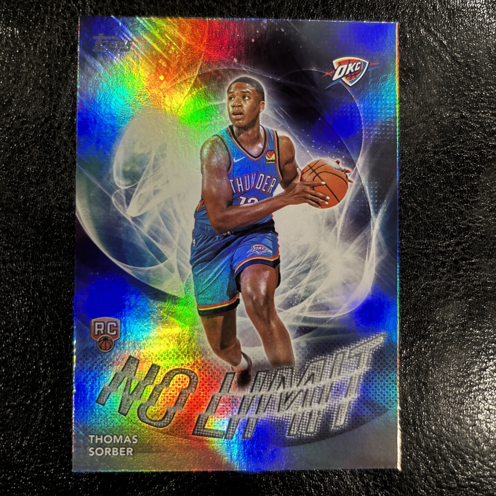 2025-26 Thomas Sorber Topps Basketball No Limit Foil Holo Rookie OKC Thunder