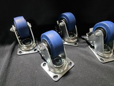 4 Heavy Duty Metal Caster Wheel 4 inch Industrial Castor Swivel Lock / brake