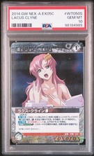 PSA 10 Lacus Clyne Gundam War Nexa Wt050S Japanese Gem Mint Trading Card Game