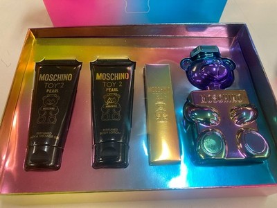 Moschino Toy 2 Pearl 4pc Women Perfume Gift Set 3.4oz EDP Spray NEW