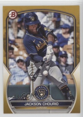 2023 Bowman Draft Gold 4/50 Jackson Chourio #BD-156 1e90