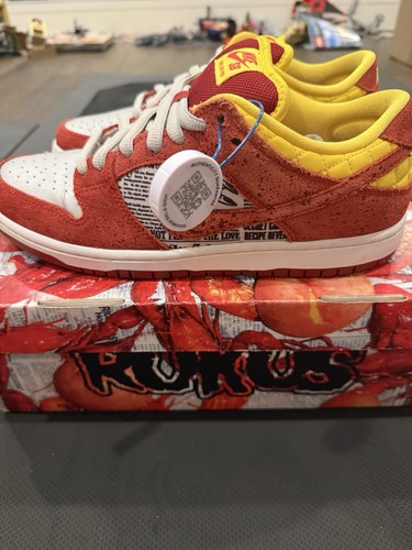 Zapatillas Nike Dunk Low SB Rukus Crawfish Talla 8 Muy Limpias Certificadas por eBay - Imagen 8 de 16