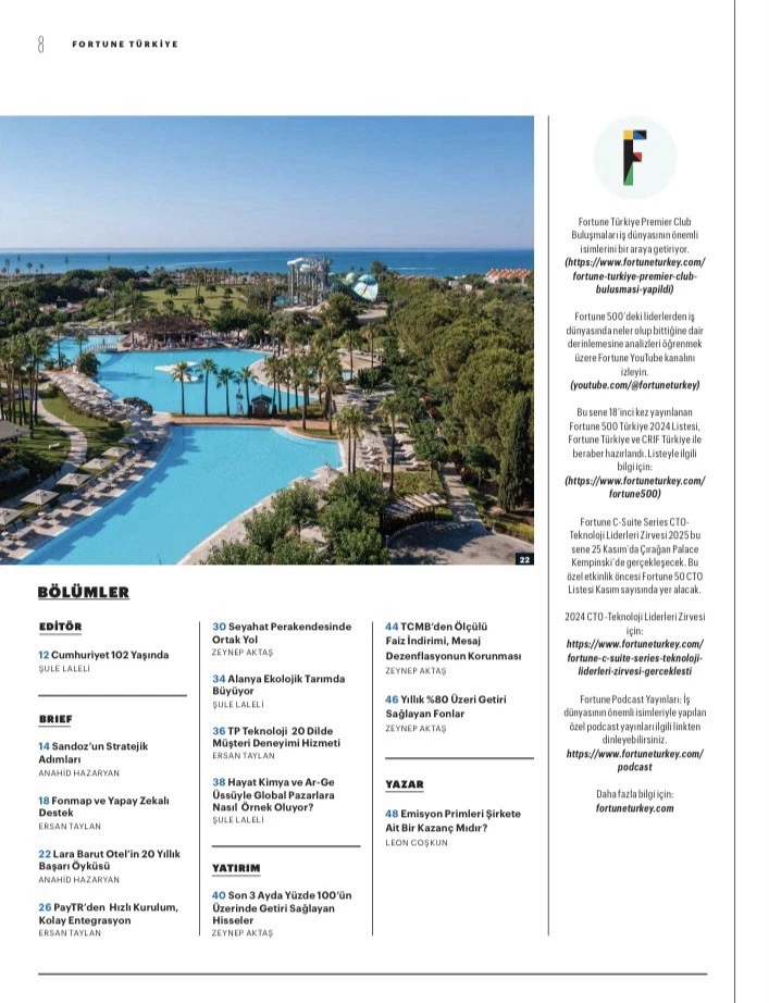 Fortune Magazine Turkey November 2025 - Image 3 of 4