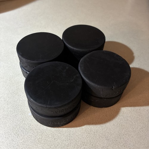 Lot of 8 USED Ice Hockey Pucks (Perfect for training)