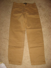 Mens Boys Tan AMERICAN EAGLE OUTFITTERS Stretch Khakis Chinos Pants 26 x 28