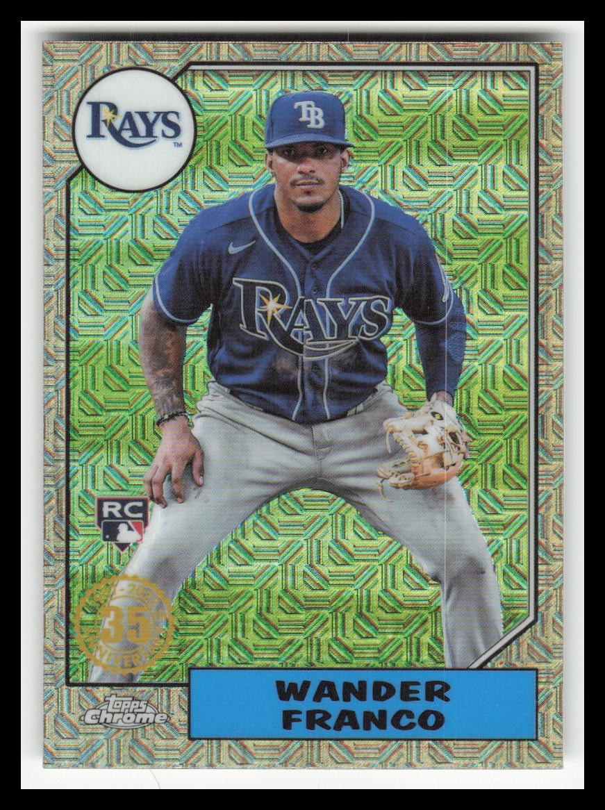 2022 Topps Update '87 Topps Silver Pack Chrome #T87C1 Wander Franco