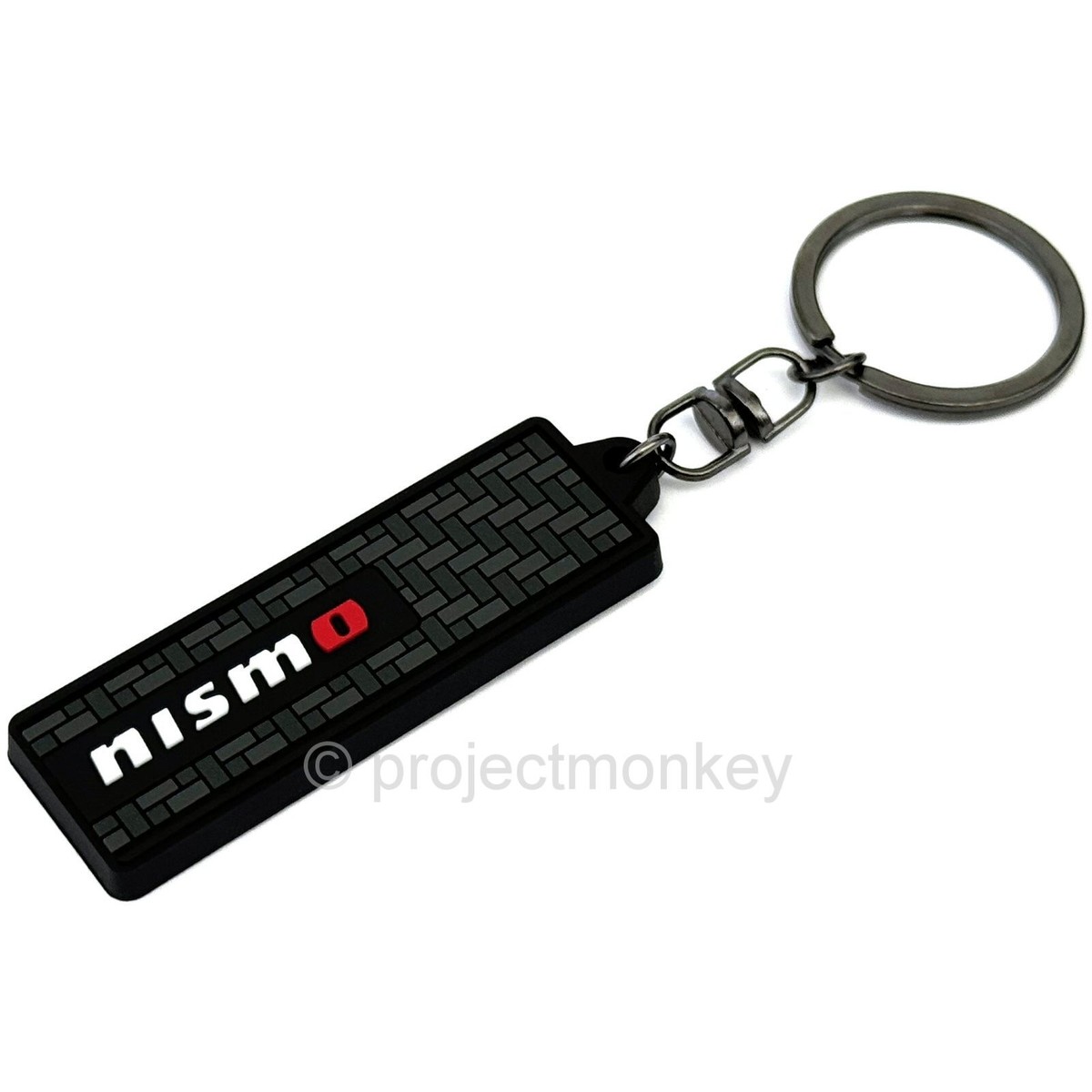 OEM / JDM Nissan Nismo KWA10-50UK0 Black Rubber Key Chain Keychain