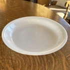Vintage Fire King Milk Glass Pie Dish Plate 9” Flawless