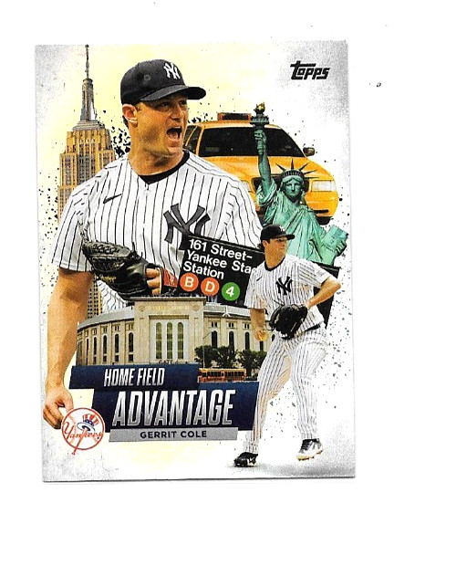 2025 Topps-Gerrit Cole Home Field Advantage - Yankees