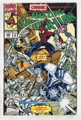 Amazing Spider-Man #360 VF/NM 9.0 white pages  Carnage  Marvel  1992  No Reserve