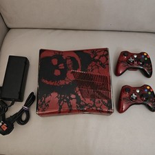 Microsoft Xbox 360 Slim Console 320GB Gear of War Edition with 2 GOW Controllers