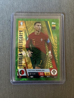 EURO EM Germany 2024 Card GG 9 Cristiano Ronaldo Golden Goalscorer GREEN EMERALD