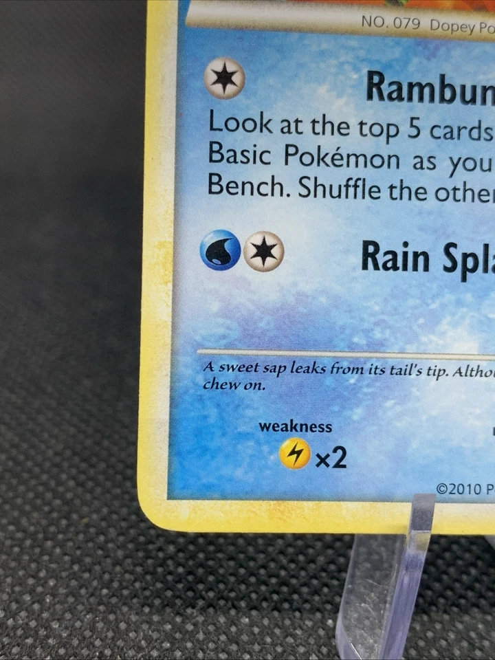 Slowpoke 66/90 Undaunted Pokemon Card/Karte Englisch Vntg Lahmus Near Mint 2010 - Bild 4 von 4