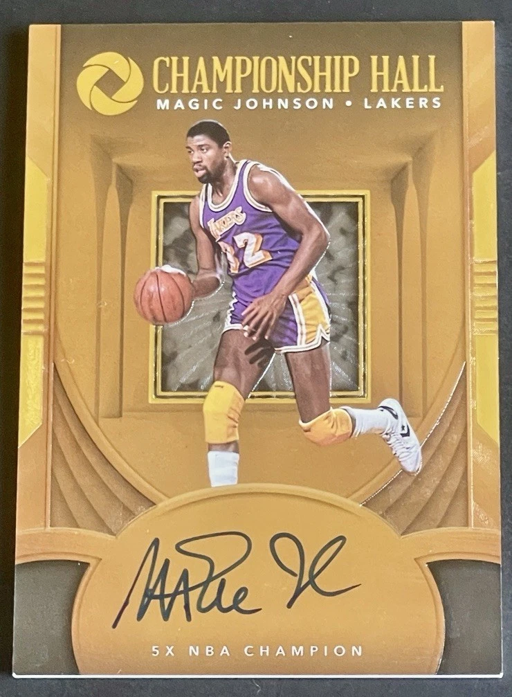 Panini Magic Johnson Basketball Sports Trading Cards & Accessories