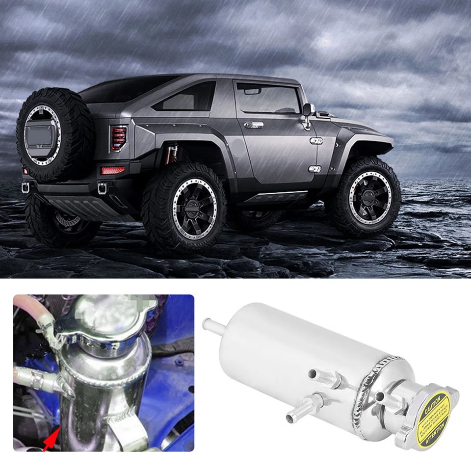 »Горячее предложение 350 мл алюминиевый автомобильный внедорожник переливной бак охладитель охлаждающая жидкость алюминий - Изображение 3 из 4