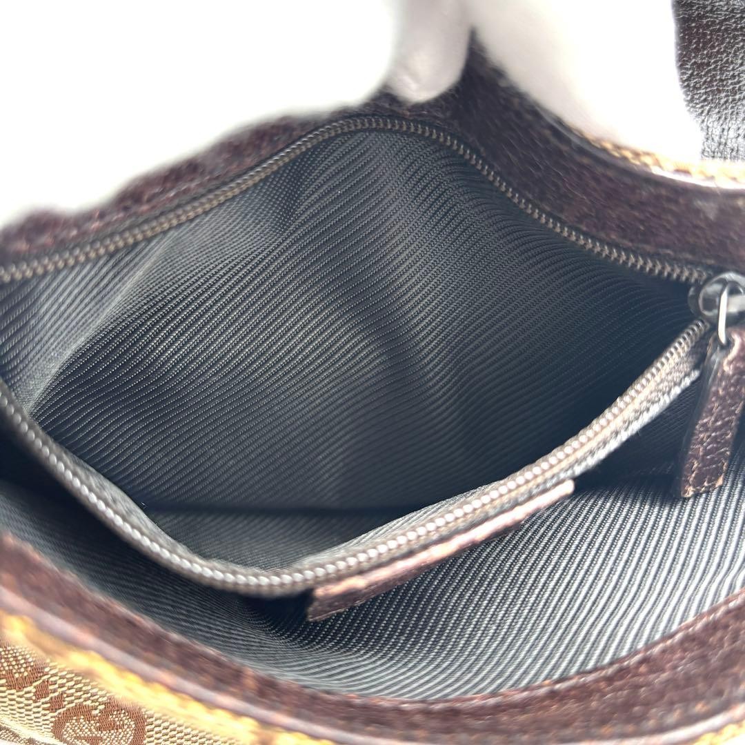 [Excellent condition] GUCCI 92543 Body Bag GG Canvas Waist Pouch Unisex DDP Used thumbnail 10