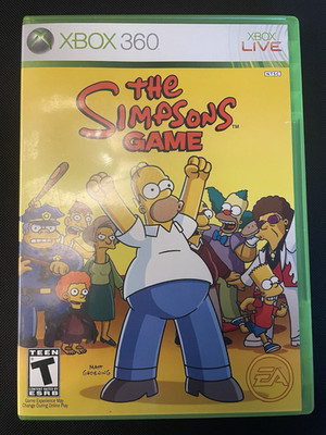 Electronic Arts The Simpsons Game   Xbox 360, NTSC, 2007 (Die Simpsons Serie)