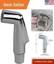 Elegant Chrome Universal Kitchen Spray Head Replacement - Lightweight Reliable