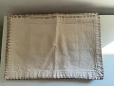 Set Of 4 Tan  Brown Heavy Cotton Placemats Earth Tones Neutral NICE 