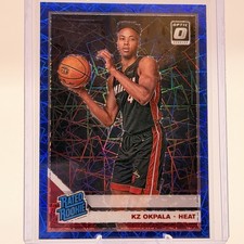 KZ Okpala 2019-20 Donruss Optic Blue Velocity Prizm Rookie #189 Miami Heat RC