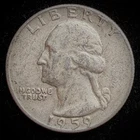 90% Silver - Pre-1965 Constitutional 1959 Washington Quarter  - M2-32