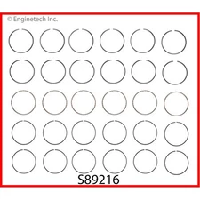 Enginetech Engine Piston Ring Set S89216-STD; 89.20mm Bore