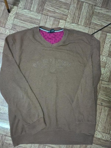 Men Polo Jeans Sweater Brown 44