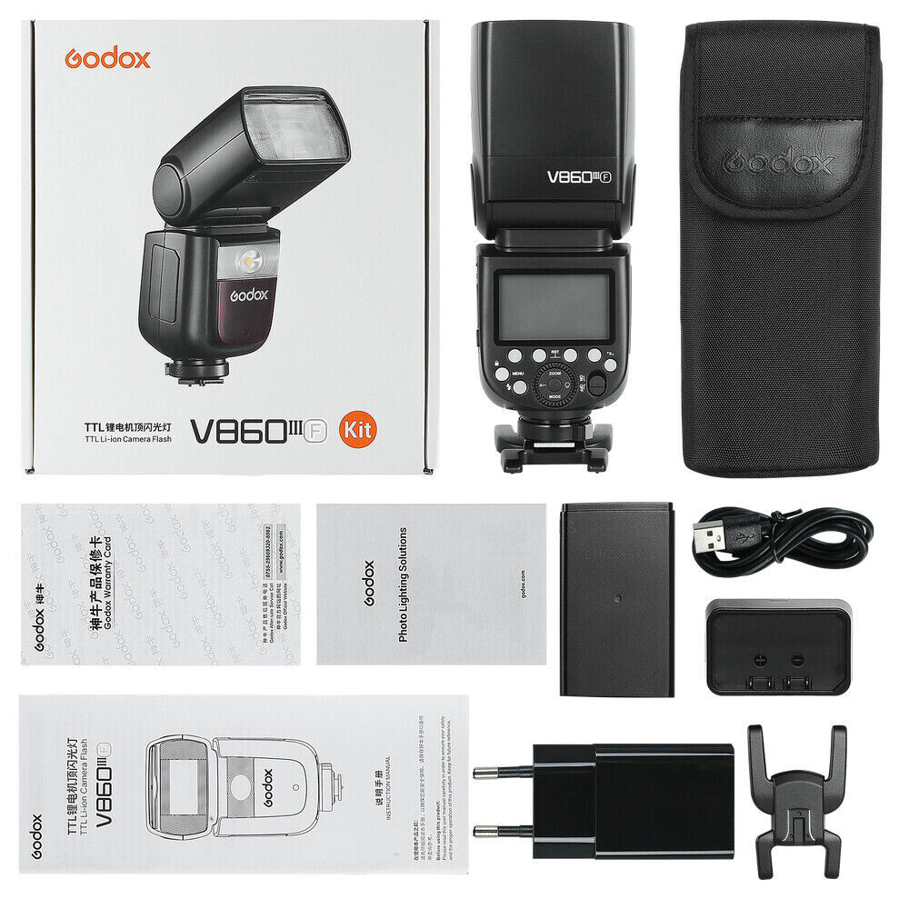 Godox V860III-C/N/S/F/O 2.4G TTL 1/8000s Li-Ion Battery Flash