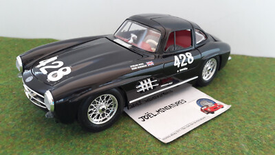 MERCEDES BENZ 300 SL 1954 #428 noir 1/18 BURAGO voiture miniature