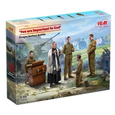 You are important to God Prayer before battle 1:35 Plastic Model figure ICM35616