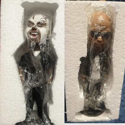 2 x Tech N9ne - Official Bobble Heads - Strange Music Neu