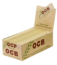 1 Box (50x) OCB Organic Hemp Regular Papers Short Rolling Papers Organic Hemp