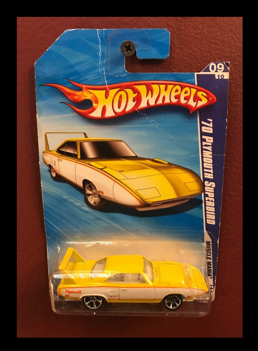 2010 HOT WHEELS '70 PLYMOUTH SUPERBIRD MUSCLE MANIA YELLOW | eBay