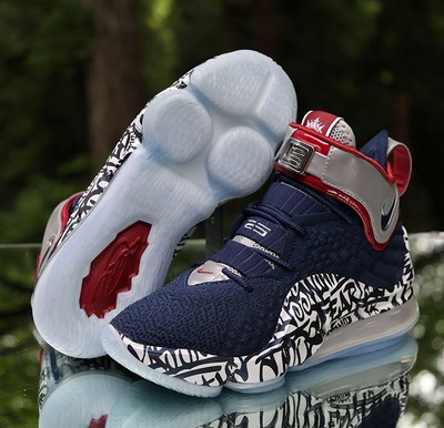 lebron 17 graffiti cold blue