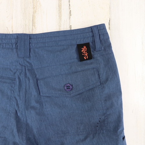 Salt Life Shorts Mens Size 30 Expedition Hybrid Blue Stretch Cargo - Picture 6 of 17