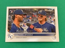 2022 Topps Update M.J. Melendez Rookie Debut #US73 Kansas City Royals RC (W)