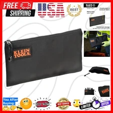 12.5-Inch Cordura Nylon Tool Pouch with Heavy-Duty Zipper - Durable & Secure