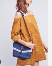 Anthropologie Liam Of York M Tiny Flower Off The Shoulder Dress Mini Poplin Boho