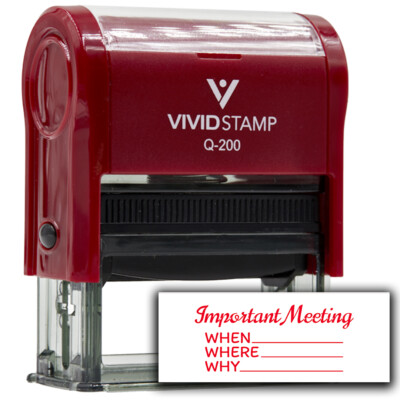 All Quality Important Meeting When Where Why Agenda Planning Stamps