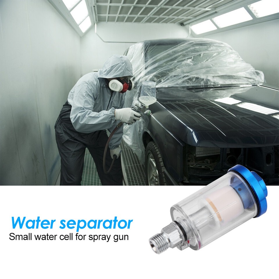 1/4 inch Water Oil Separator Inline for Compressor Air Spray Paint Gun