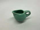 RARE!  VTG STANGL POTTERY MINI  1 3/4” GREEN RINGED PITCHER #1902 - MINT