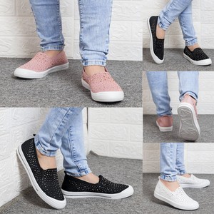 New-Women-039-s-Glitter-Slip-On-Shoes-Casual-Fashion-Flat-Loafers-Round-Toe-Sneakers