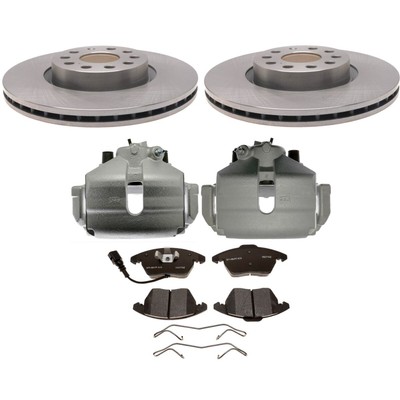 KIT-210516-240 Raybestos Brake Disc and Caliper Kits 2-Wheel Set Front for VW