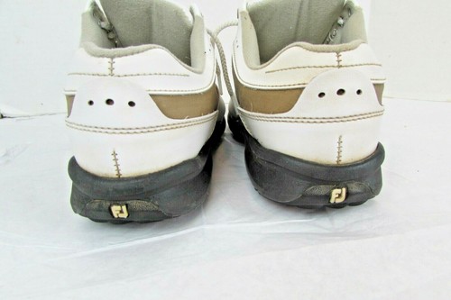 Scarpe da golf Footjoy Greenjoys bianche Oxford sella punta morbida 48377 donna 6 1/2 W - Foto 5 di 7